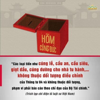 Loại tiền công đức nào thuộc phạm vi điều chỉnh của Thông tư 04?